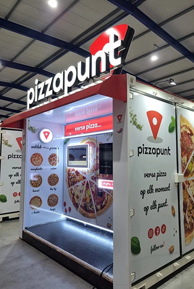 Pizza tedesca Vending morsi freschi, convenienza High-Tech